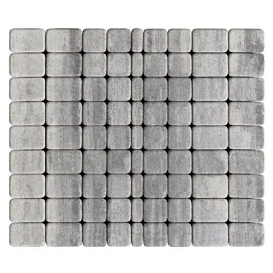 Тротуарная плитка Классико, Туман BRAER 60 мм