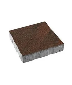 Тротуарная плитка КВАДРАТ Листопад гранит Клинкер Б.7.К.8 Выбор 80 мм