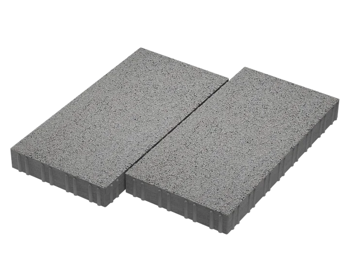 Тротуарная плитка Мега Белый мрамор Stellard 80 мм