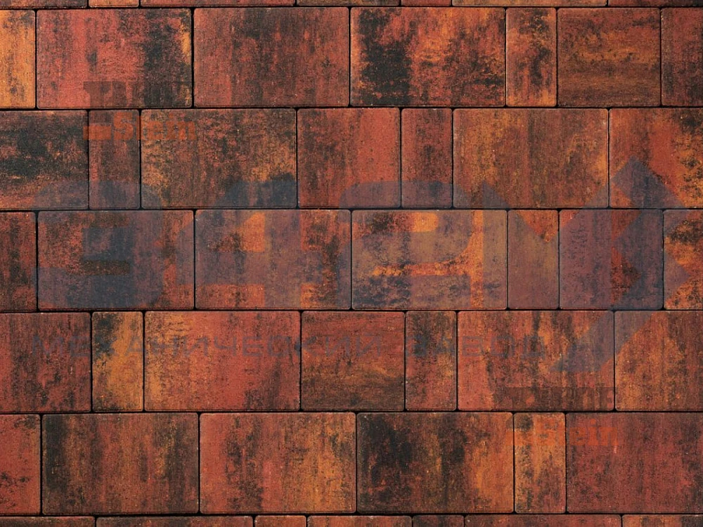 Тротуарная плитка Новый город, Вулкан 342 МЗ 40 мм