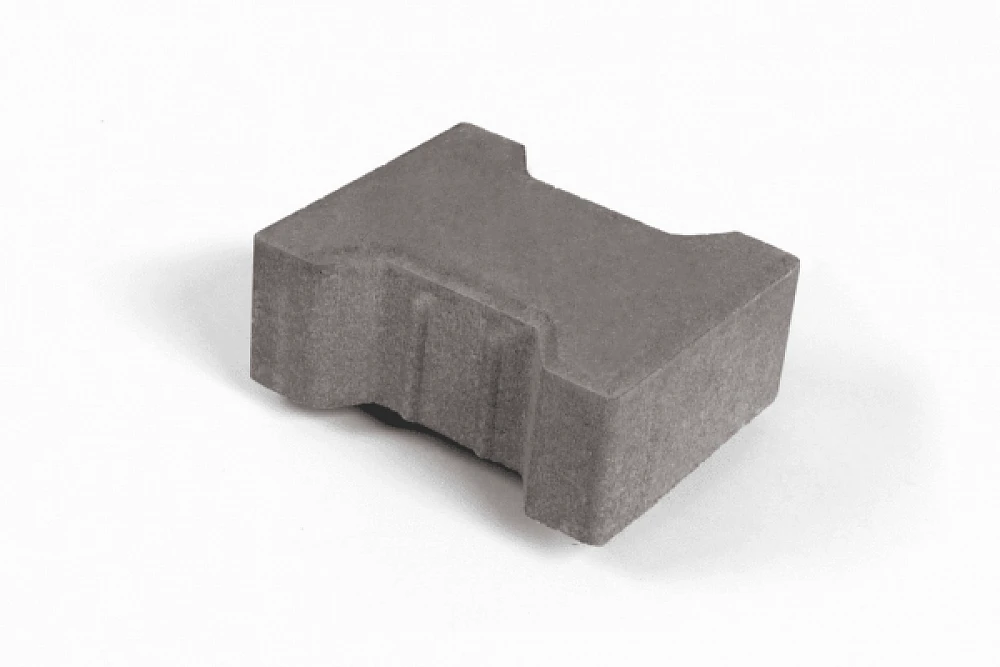 Тротуарная плитка Катушка Нобетек 1Ф8Ф Темно-Серая 80 мм