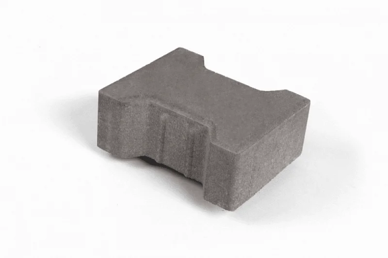 Тротуарная плитка Катушка Нобетек 1Ф8Ф Темно-Серая 80 мм