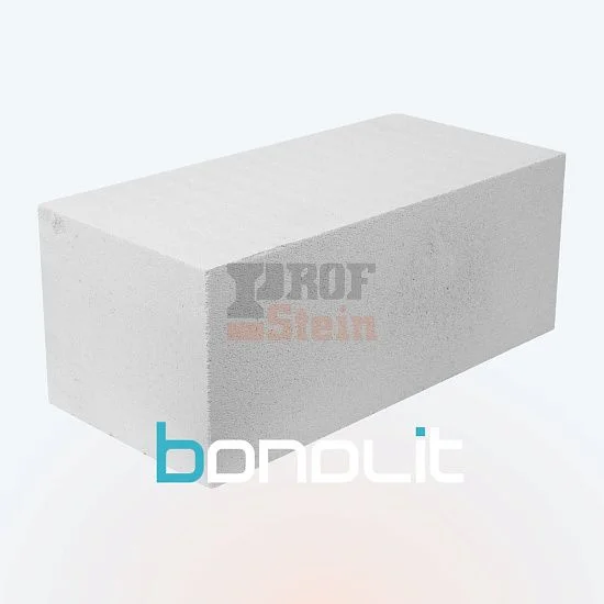 Блок газобетонный стеновой 625х300х250 D600 В5 Bonolit Малоярославец