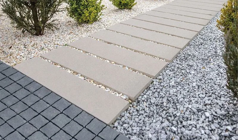 Тротуарная плитка Патио XL Черный агат Stellard 80 мм