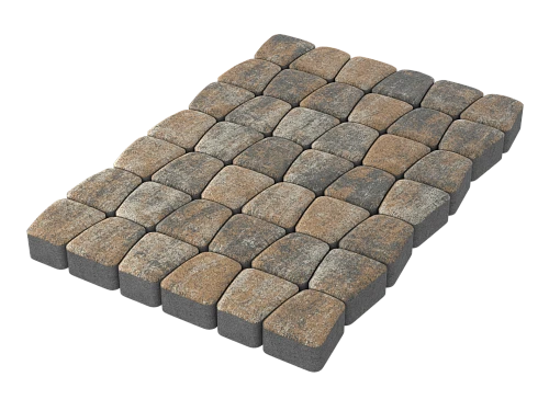 Тротуарная плитка Классико Мокко Stellard 60 мм