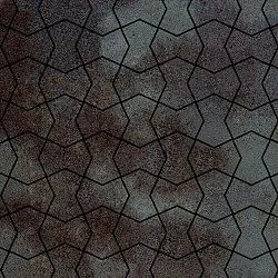 Тротуарная плитка Пиксель валдай BackWash SteinRus 80 мм