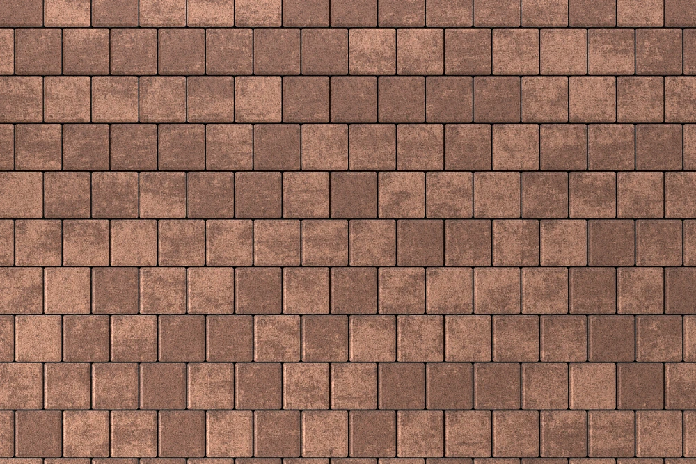 Тротуарная плитка Квадрат 10х10 Мокко Stellard 60 мм