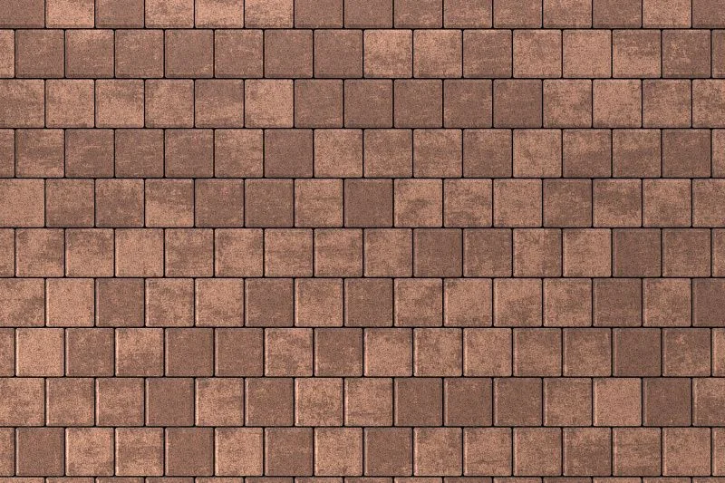 Тротуарная плитка Квадрат 10х10 Мокко Stellard 60 мм