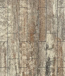 Тротуарная плитка ПАРКЕТ Листопад гладкий Песчаник Б.9.Псм.8 Выбор 80 мм