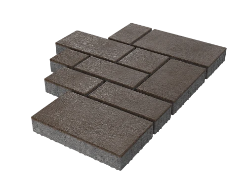 Тротуарная плитка Микс Сити Белый Stellard 60 мм