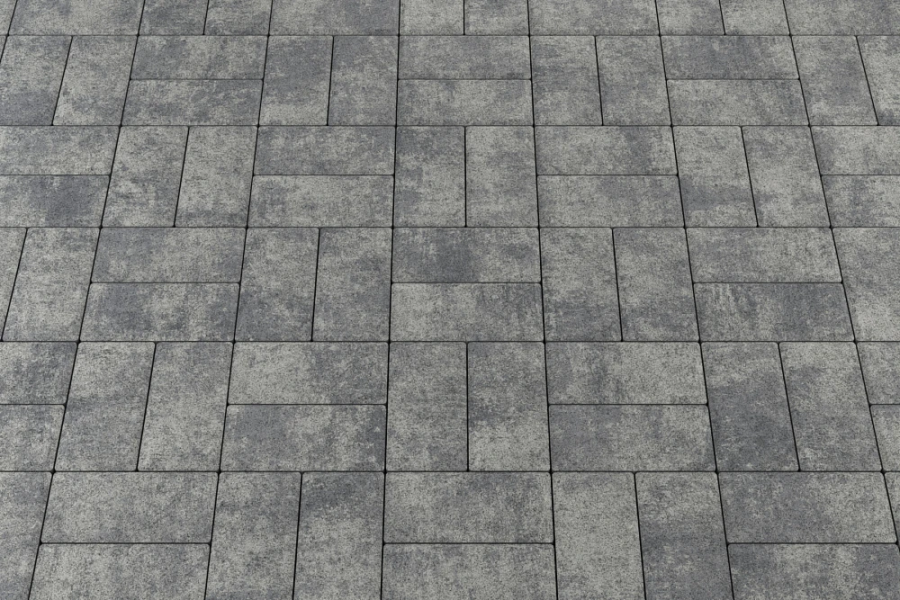 Тротуарная плитка Брусчатка Грей Stellard 40 мм