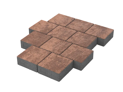 Тротуарная плитка Квадрат 20х20 Каньон Stellard 60 мм