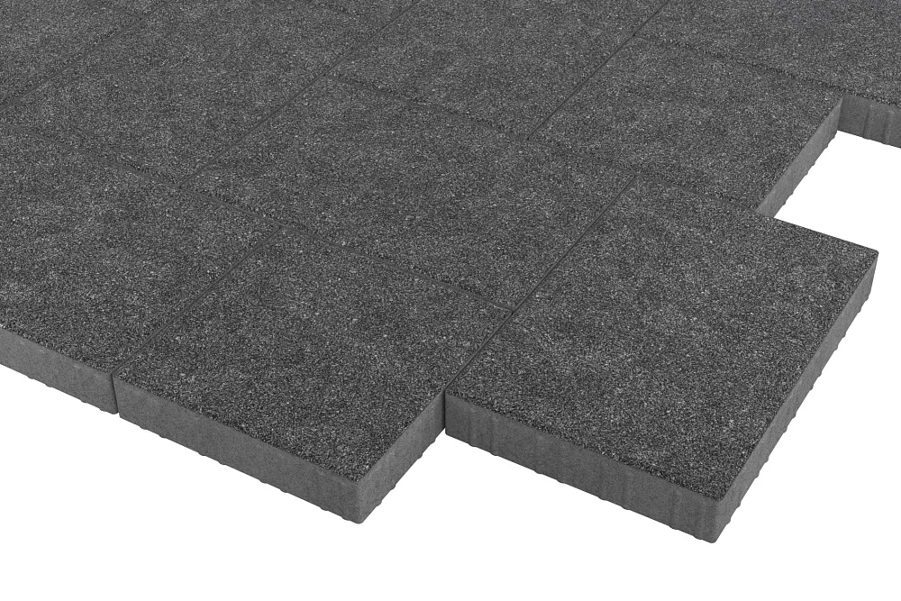 Тротуарная плитка Мозаика XL Черный агат Stellard 60 мм