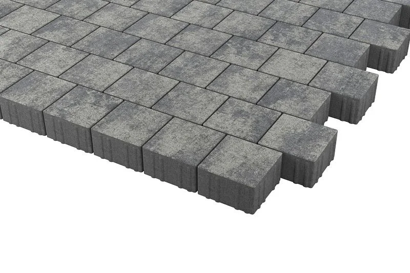 Тротуарная плитка Квадрат 15х15 Грей Stellard 80 мм