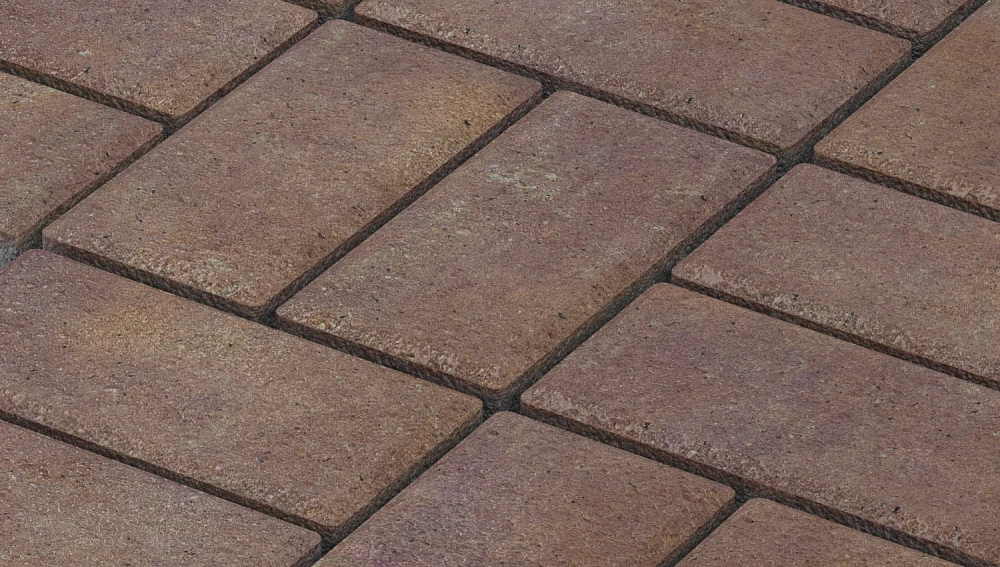 Тротуарная плитка Брусчатка Санрайз Stellard 80 мм