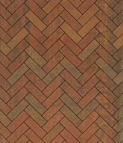 Тротуарная плитка ПАРКЕТ Листопад гладкий Арабская ночь Б.4.П.6  Выбор 60 мм