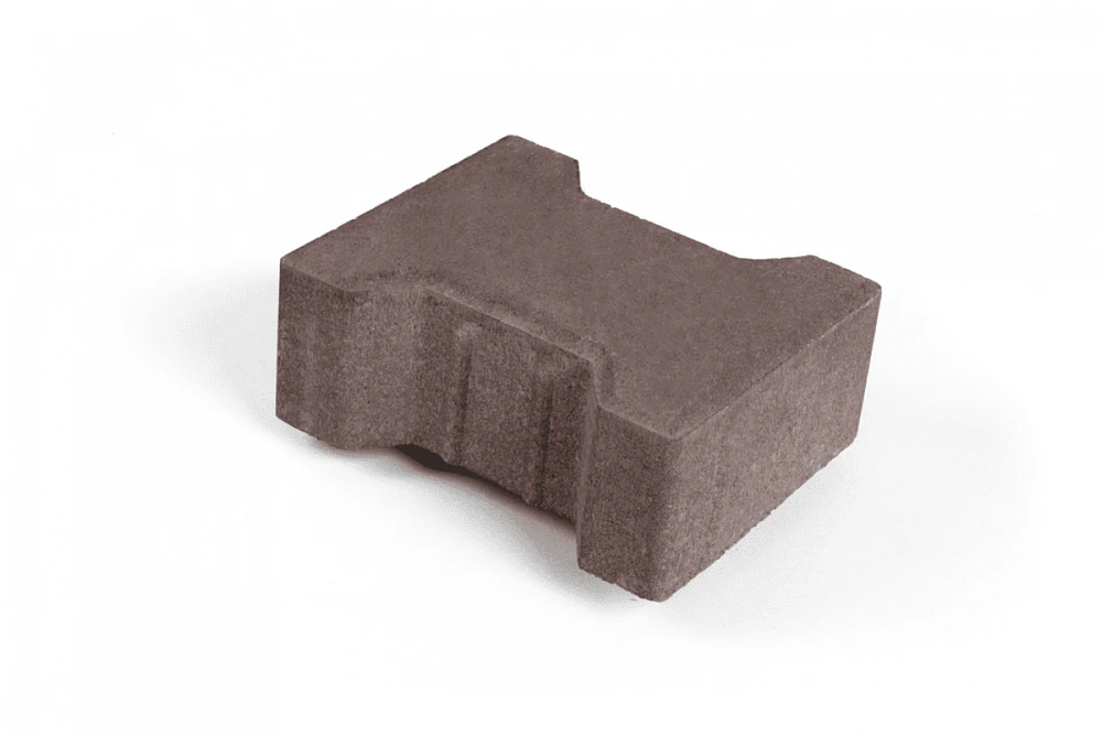 Тротуарная плитка Катушка Нобетек 1Ф8Ф Коричневая 80 мм