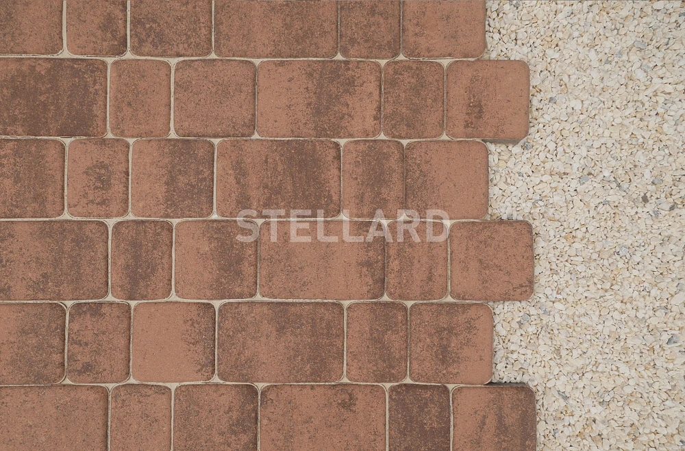 Тротуарная плитка Старый город Мокко Stellard 40 мм
