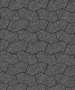 Тротуарная плитка S-ФОРМА Гранит Серый с черным В.3.Ф.10 Выбор 100 мм