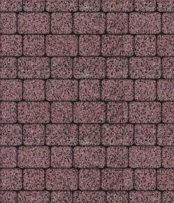 Тротуарная плитка КЛАССИКО Гранит Красный с черным А.1.КО.4 Выбор 40 мм