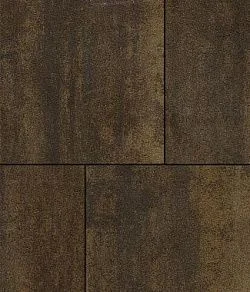 Тротуарная плитка КВАДРАТ Листопад гранит Мокко Б.7.К.8 Выбор 80 мм