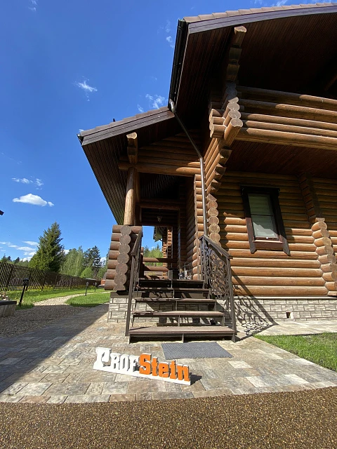 Укладка объемной рельефной брусчатки от Нобетек