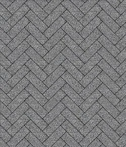 Тротуарная плитка ПАРКЕТ Гранит Серый с черным Б.4.П.6 Выбор 60 мм