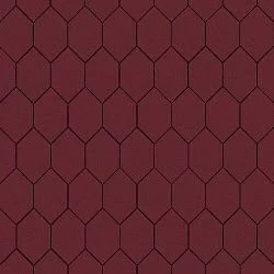 Тротуарная плитка Призма Винный Гладкая SteinRus 80 мм