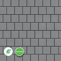 Плиты тротуарные Armor Серый Гладкая SteinRus 80 мм