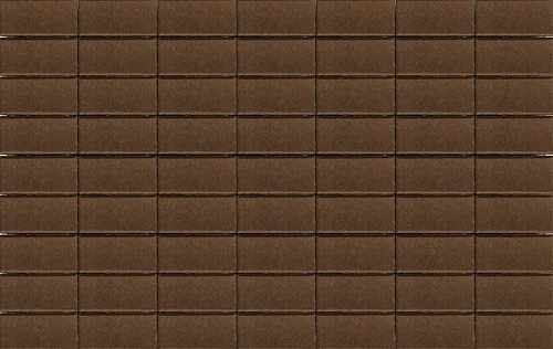 Тротуарная плитка Прямоугольник, Каштан BRAER 40 мм