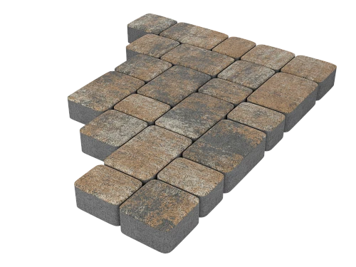 Тротуарная плитка Старый город Грей Stellard 40 мм