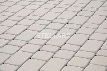 Тротуарная плитка Старый город Белый Stellard 40 мм