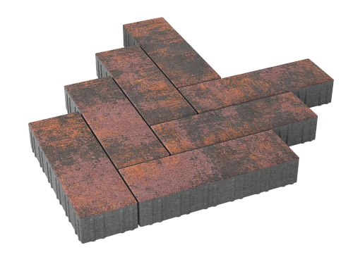 Тротуарная плитка Паркет Гавана Stellard 80 мм