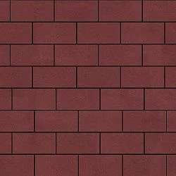 Брусчатка Прямоугольник Лайн Красный Гладкая SteinRus 60 мм