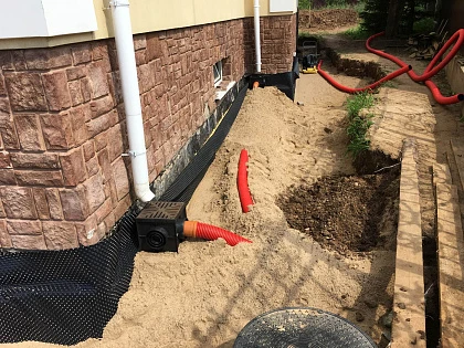 Монтаж ливневой канализации