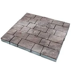 Тротуарная плитка Palermo Умбра Гладкая SteinRus 80 мм