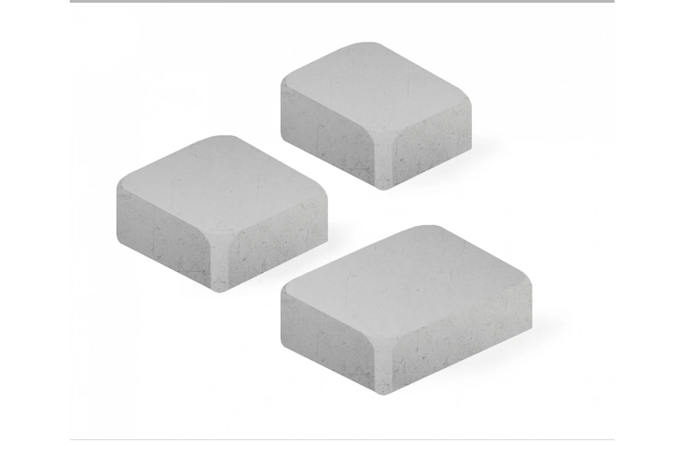 Тротуарная плитка Новая Классика 1НКЛ5Ф Нобетек Светло-Серая 50 мм