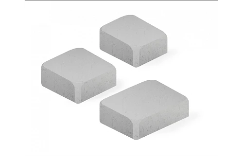 Тротуарная плитка Новая Классика 1НКЛ5Ф Нобетек Светло-Серая 50 мм