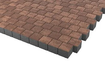 Тротуарная плитка Квадрат 10х10 Мокко Stellard 60 мм