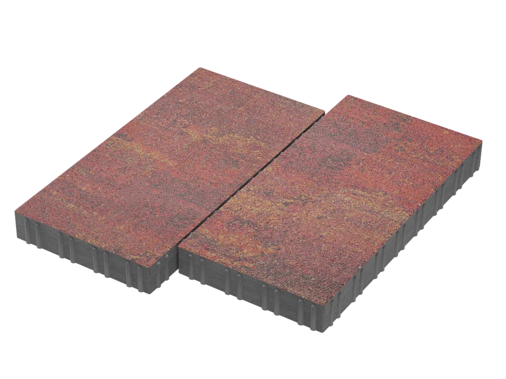 Тротуарная плитка Мега Закат Stellard 80 мм