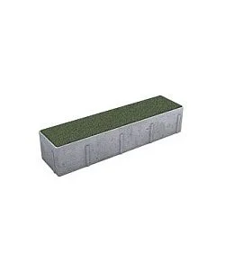 Тротуарная плитка ПРЯМОУГОЛЬНИК Гранит Зеленый В.11.П.10 Выбор 100 мм