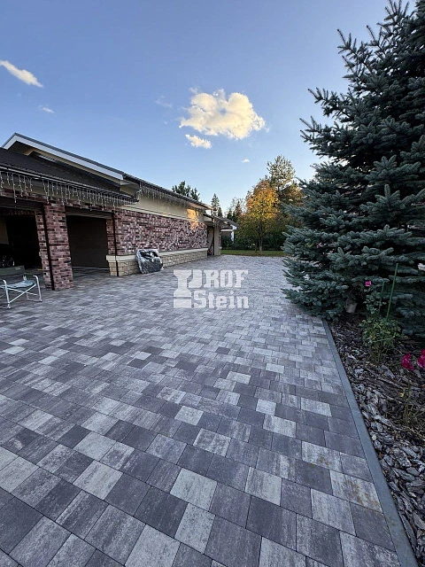 Демонтаж и монтаж новой тротуарной плитки от Steingot