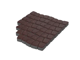 Тротуарная плитка Классико Бордовый Stellard 60 мм