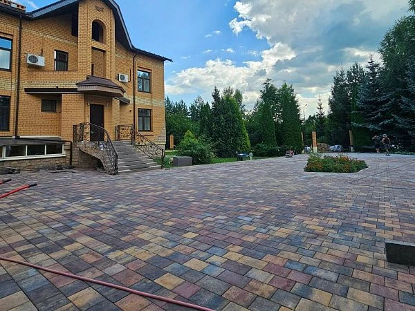 Проект Демонтаж с последующей укладкой брусчатки Steingot 407 м2 в г. Одинцово