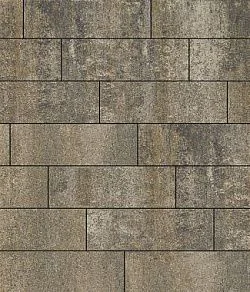 Тротуарная плитка ПРЯМОУГОЛЬНИК 750х250 Искусственный камень Базальт Б.12.П.8 Выбор 80 мм