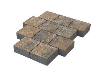 Тротуарная плитка Квадрат 30х30 Каньон Stellard 80 мм