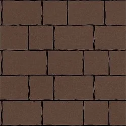 Тротуарная плитка Palermo Коричневый Гладкая SteinRus 80 мм