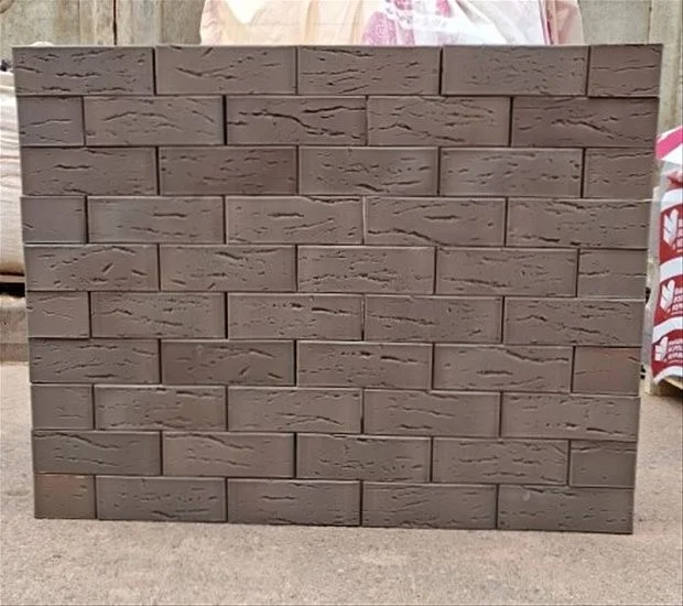 Кирпич облицовочный Графит Флэш полуторный 1.4 NF Старый Дуб ВКЗ