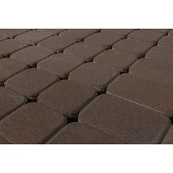 Тротуарная плитка Классико Дуо, Коричневый BRAER 40 мм