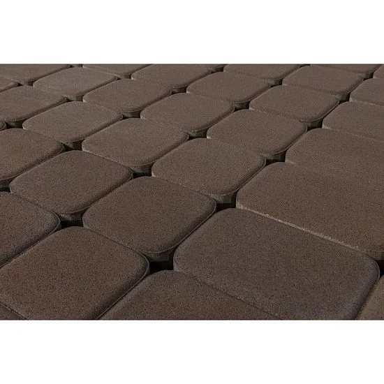 Тротуарная плитка Классико Дуо, Коричневый BRAER 40 мм